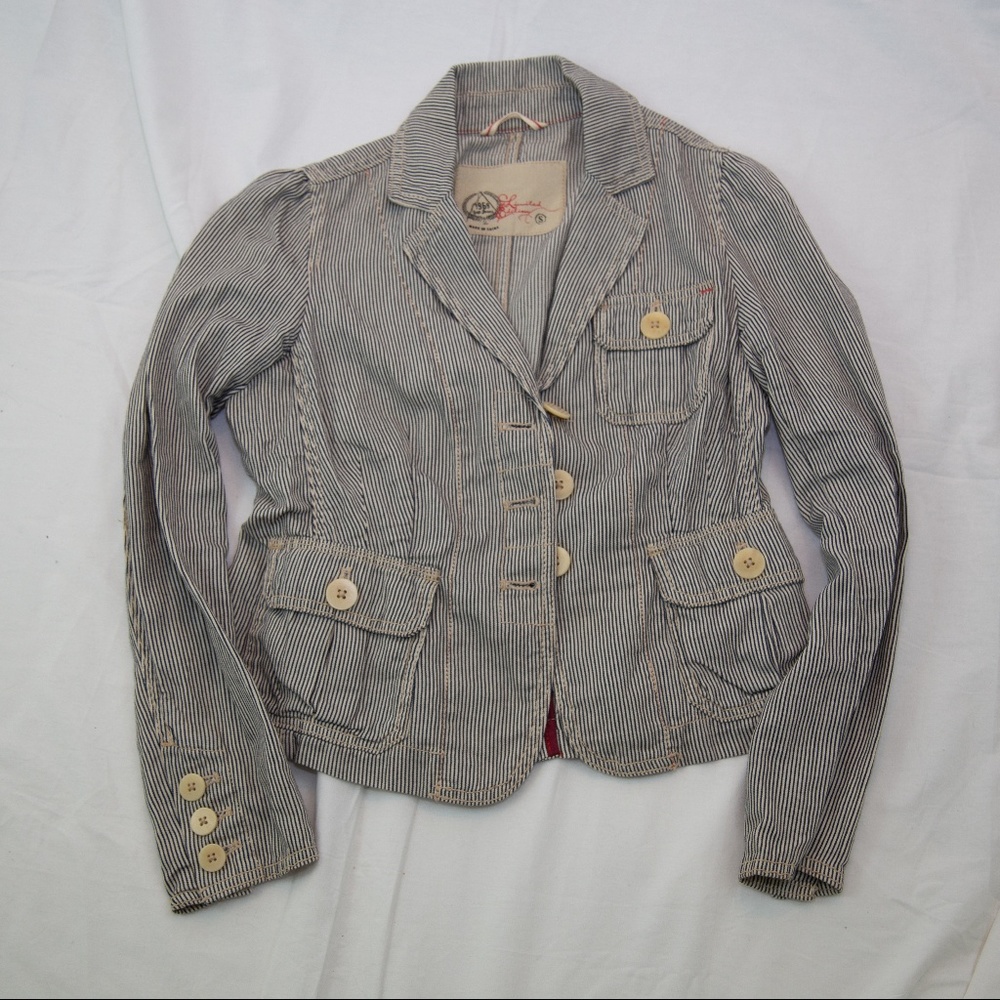 Gap Pinstripe blazer vintage edition